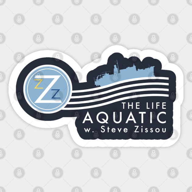 The Life Aquatic Sticker by PopCultureShirts